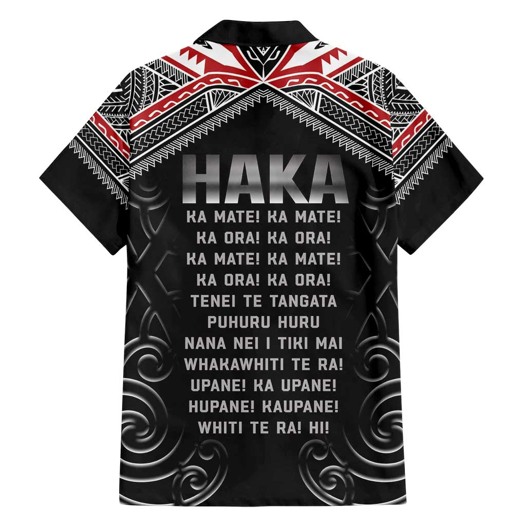 New Zealand Aotearoa Family Matching Long Sleeve Bodycon Dress and Hawaiian Shirt Traditional Kapa Haka
