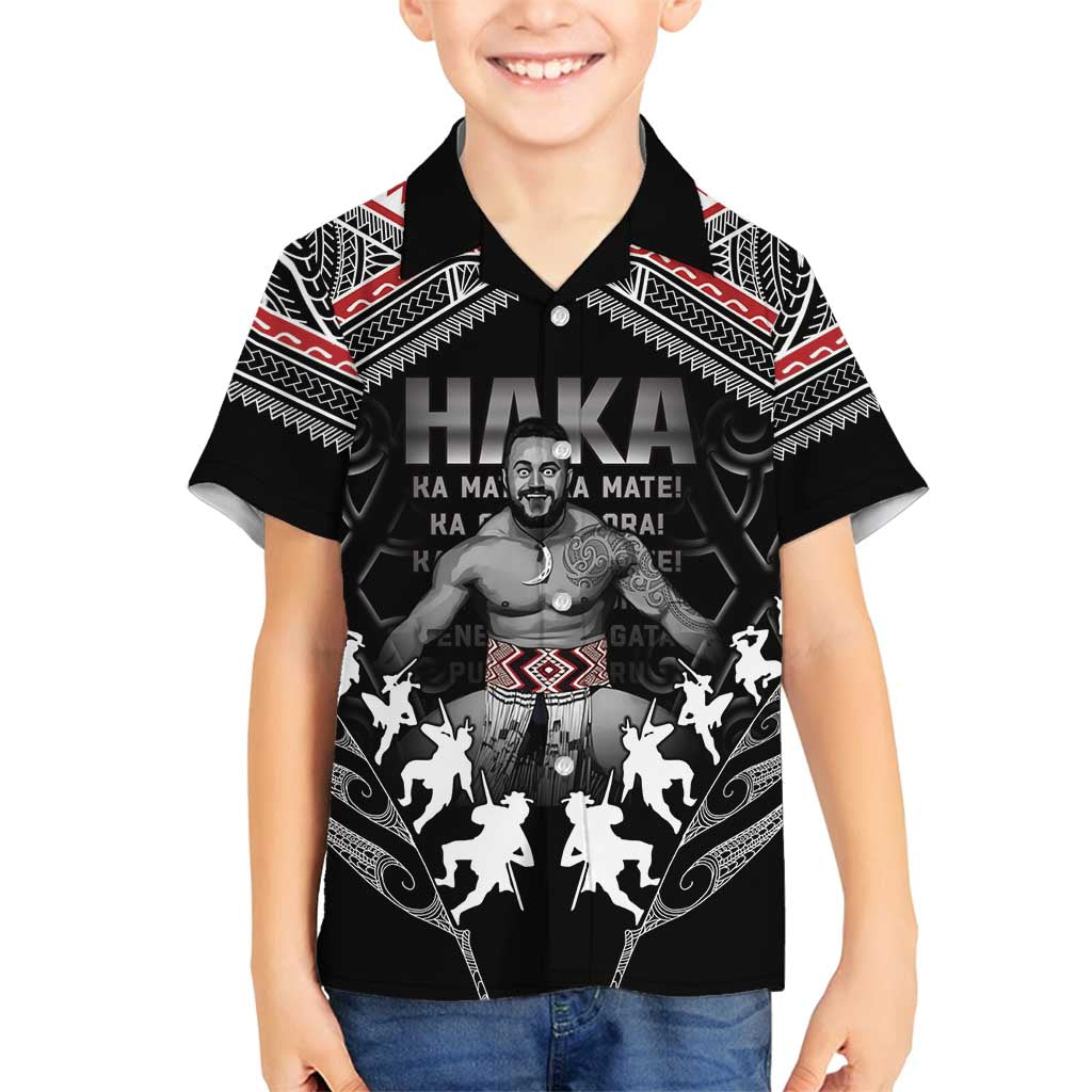 New Zealand Aotearoa Family Matching Off Shoulder Maxi Dress and Hawaiian Shirt Traditional Kapa Haka