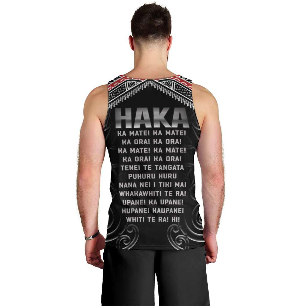 New Zealand Aotearoa Men Tank Top Traditional Kapa Haka