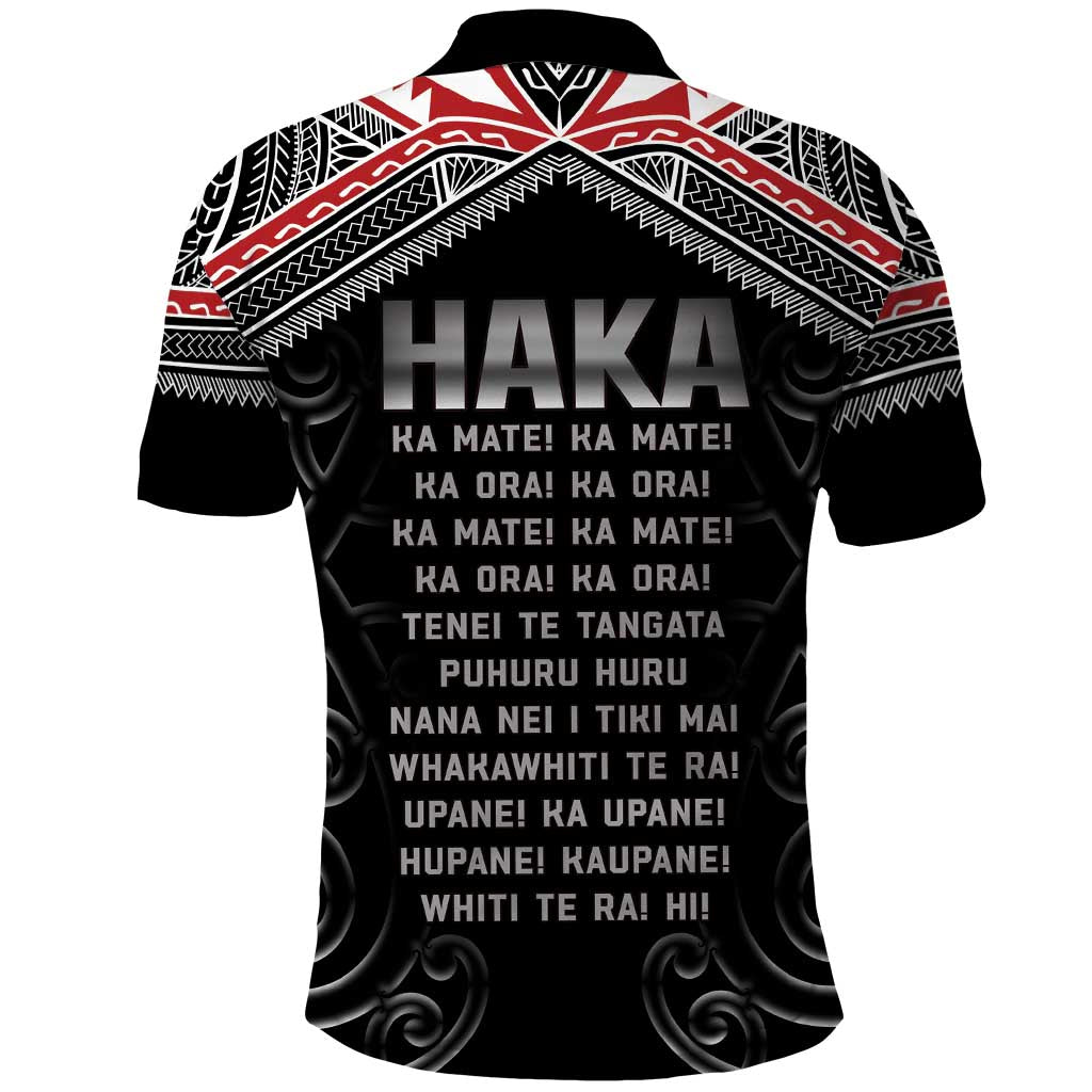 New Zealand Aotearoa Polo Shirt Traditional Kapa Haka