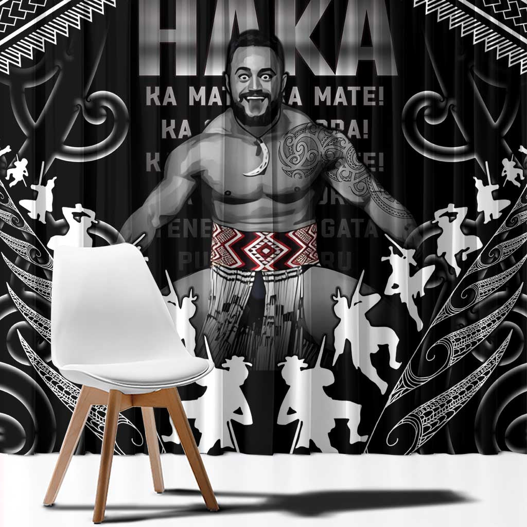New Zealand Aotearoa Window Curtain Traditional Kapa Haka
