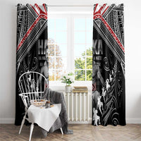 New Zealand Aotearoa Window Curtain Traditional Kapa Haka