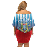 Personalised Free West Papua Family Matching Off Shoulder Short Dress and Hawaiian Shirt One People One Soul Unique Style LT05 - Polynesian Pride