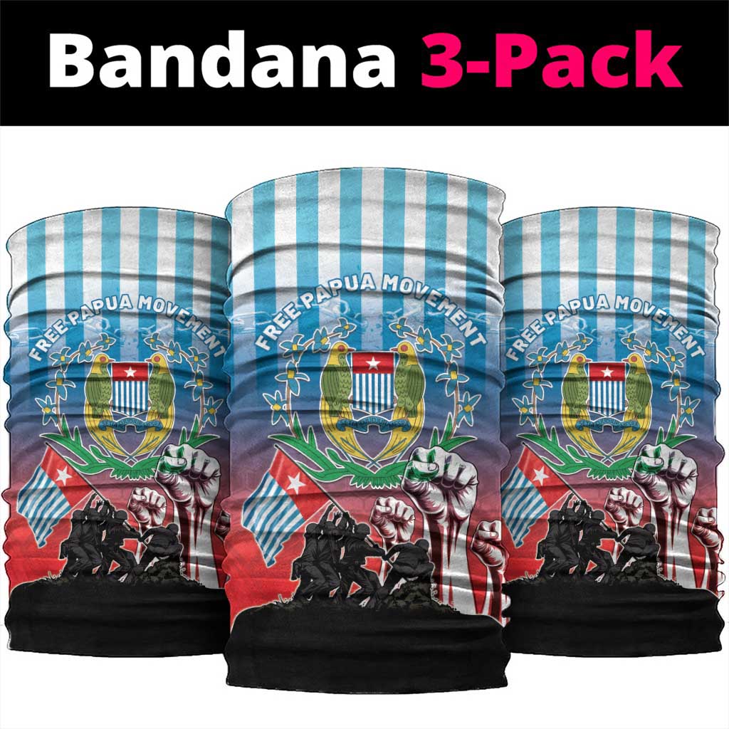 Free West Papua Neck Gaiter One People One Soul Unique Style - Polynesian Pride