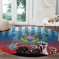 Free West Papua Round Carpet One People One Soul Unique Style - Polynesian Pride