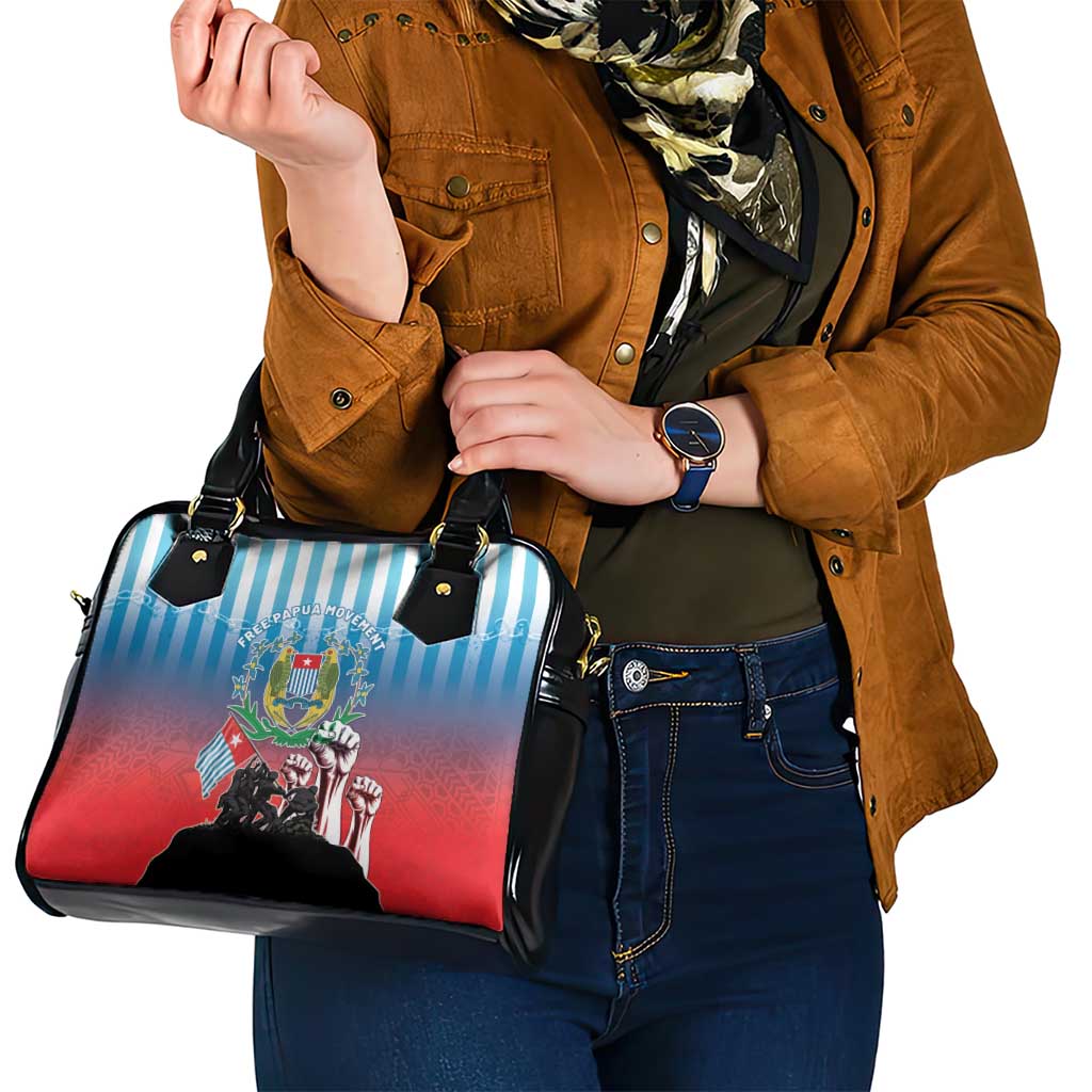 Free West Papua Shoulder Handbag One People One Soul Unique Style - Polynesian Pride