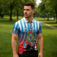 Personalised Free West Papua Zipper Polo Shirt One People One Soul Unique Style - Polynesian Pride