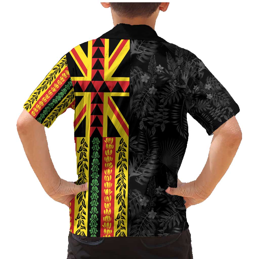 Hawaii Maoli Spirit Family Matching Mermaid Dress and Hawaiian Shirt Kakau Pattern With Flower Lei LT05 - Polynesian Pride