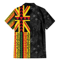 Hawaii Maoli Spirit Family Matching Mermaid Dress and Hawaiian Shirt Kakau Pattern With Flower Lei LT05 - Polynesian Pride