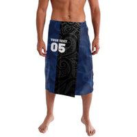 France And New Zealand Rugby Custom Lavalava Les Bleus Rooster With Maori Tiki - Polynesian Pride
