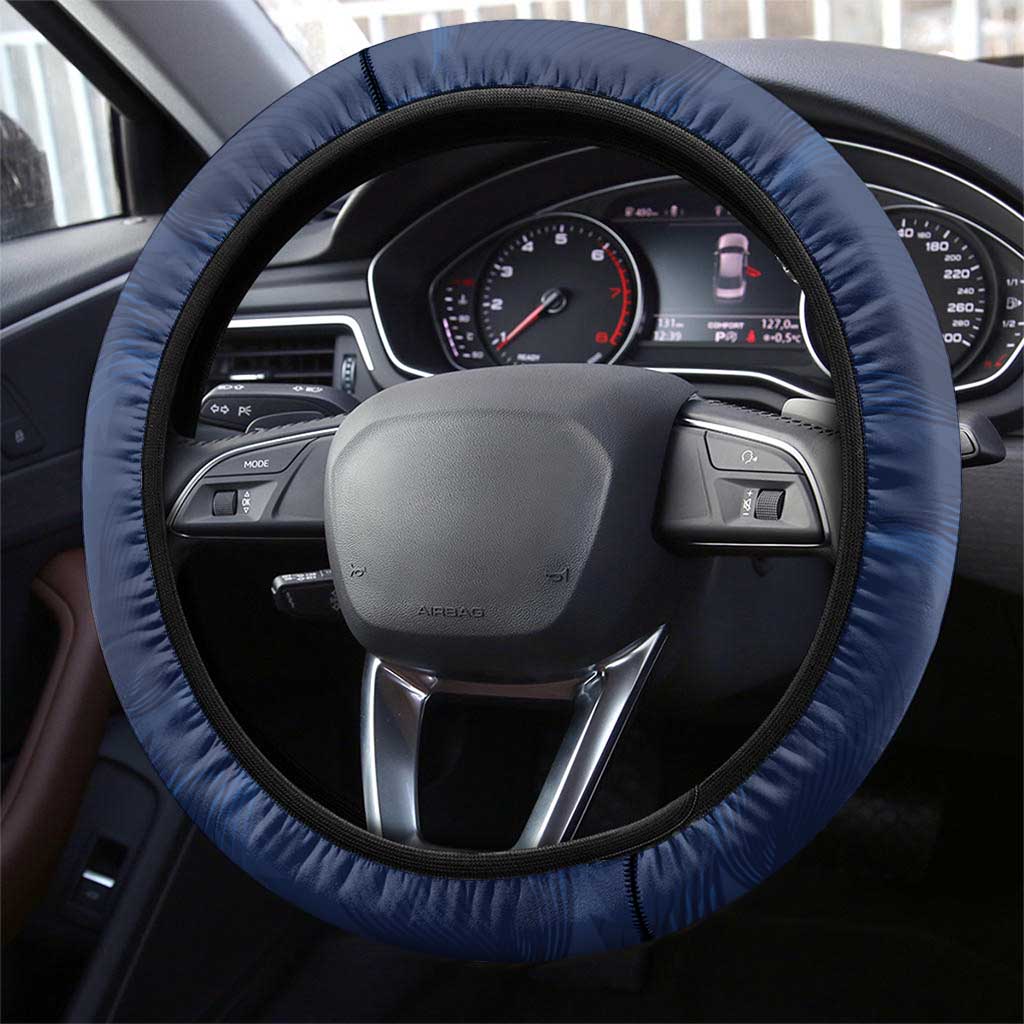 France And New Zealand Rugby Steering Wheel Cover Les Bleus Rooster With Maori Tiki LT05 - Polynesian Pride