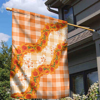 Orange Hawaii Palaka Garden Flag Hawaiian Ilima Lei