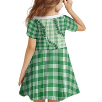 Green Hawaii Palaka Family Matching Puletasi and Hawaiian Shirt Hawaiian Pikake Lei