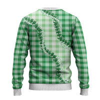 Green Hawaii Palaka Ugly Christmas Sweater Hawaiian Pikake Lei LT05 - Polynesian Pride