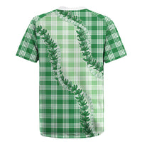 Green Hawaii Palaka Rugby Jersey Hawaiian Pikake Lei
