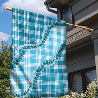 Blue Hawaii Palaka Garden Flag Hawaiian Pikake Lei