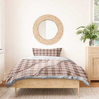Beige Hawaii Palaka Bedding Set Hawaiian Pikake Lei