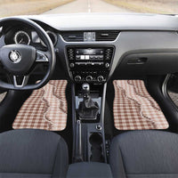 Beige Hawaii Palaka Car Mats Hawaiian Pikake Lei