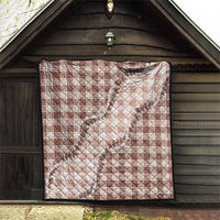 Beige Hawaii Palaka Quilt Hawaiian Pikake Lei