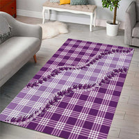 Violet Hawaii Palaka Area Rug Hawaiian Pikake Lei