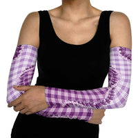 Violet Hawaii Palaka Arm Sleeves Hawaiian Pikake Lei