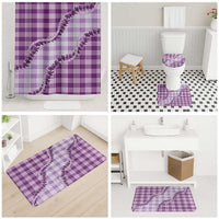 Violet Hawaii Palaka Bathroom Set Hawaiian Pikake Lei