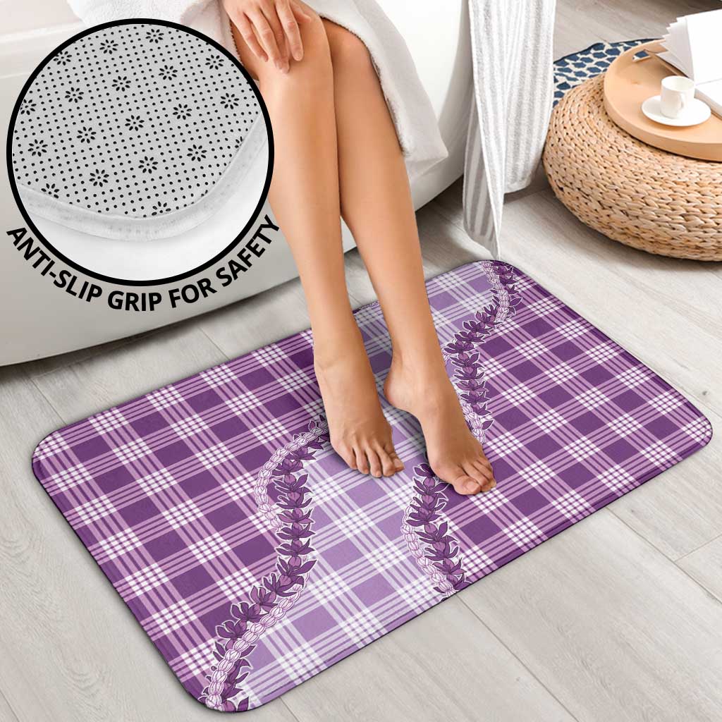 Violet Hawaii Palaka Bathroom Set Hawaiian Pikake Lei