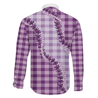 Violet Hawaii Palaka Family Matching Tank Maxi Dress and Hawaiian Shirt Hawaiian Pikake Lei LT05 - Polynesian Pride