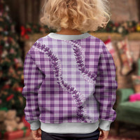 Violet Hawaii Palaka Kid Ugly Christmas Sweater Hawaiian Pikake Lei LT05 - Polynesian Pride