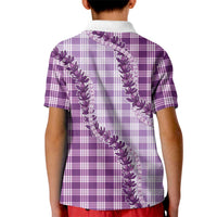 Violet Hawaii Palaka Kid Polo Shirt Hawaiian Pikake Lei