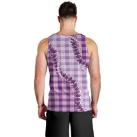 Violet Hawaii Palaka Men Tank Top Hawaiian Pikake Lei