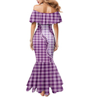 Violet Hawaii Palaka Mermaid Dress Hawaiian Pikake Lei