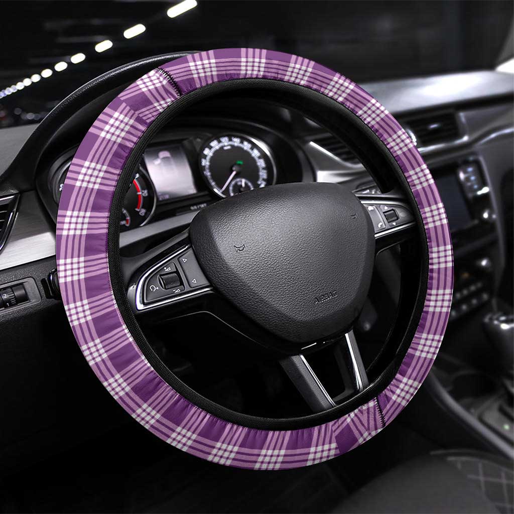 Violet Hawaii Palaka Steering Wheel Cover Hawaiian Pikake Lei