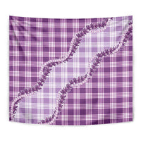 Violet Hawaii Palaka Tapestry Hawaiian Pikake Lei