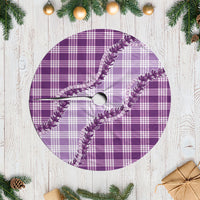 Violet Hawaii Palaka Tree Skirt Hawaiian Pikake Lei LT05 Casual Violet - Polynesian Pride