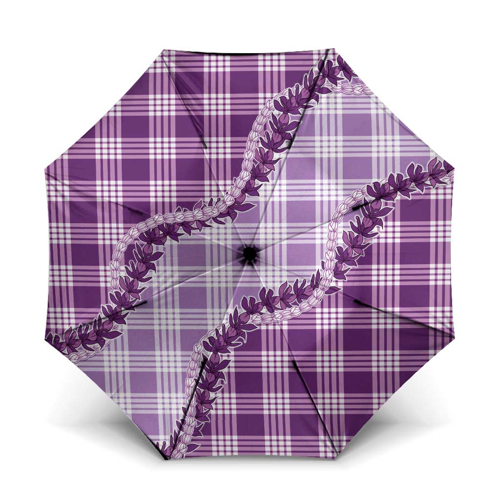 Violet Hawaii Palaka Umbrella Hawaiian Pikake Lei