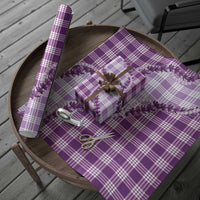 Violet Hawaii Palaka Wrapping Paper Hawaiian Pikake Lei