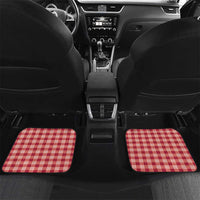 Red Hawaii Palaka Car Mats Hawaiian Pikake Lei