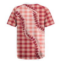 Red Hawaii Palaka Rugby Jersey Hawaiian Pikake Lei