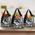 Hawaii Maui Upena Kiloi Grocery Bag Kakau Tribal Pattern Black Version