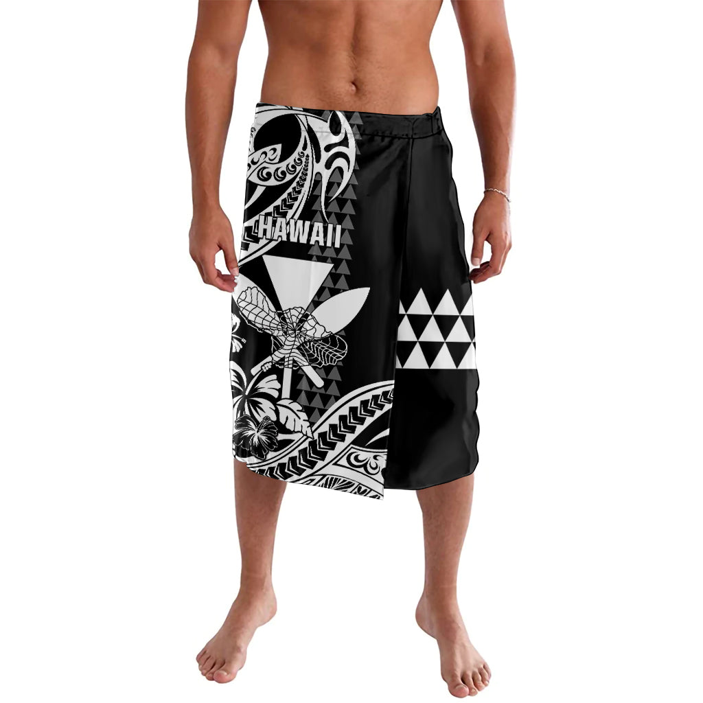 Hawaii Maui Upena Kiloi Lavalava Kakau Tribal Pattern Black Version