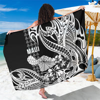 Hawaii Maui Upena Kiloi Sarong Kakau Tribal Pattern Black Version