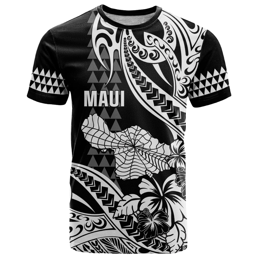 Hawaii Maui Upena Kiloi T Shirt Kakau Tribal Pattern Black Version