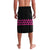 Hawaii Maui Upena Kiloi Lavalava Kakau Tribal Pattern Pink Version