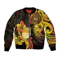 Personalised Kiribati Independence Day Bomber Jacket 46th Anniversary
