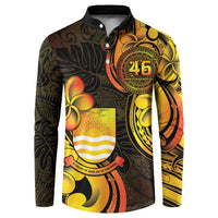 Personalised Kiribati Independence Day Button Sweatshirt 46th Anniversary