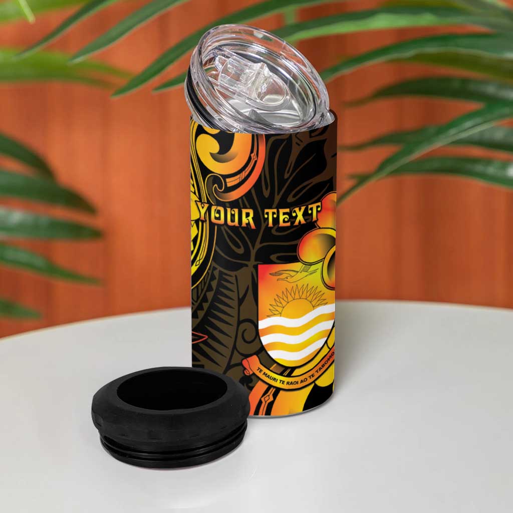 Personalised Kiribati Independence Day 4 in 1 Can Cooler Tumbler 46th Anniversary