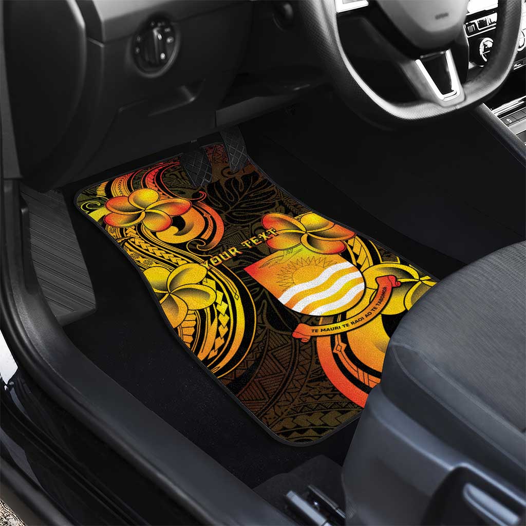 Personalised Kiribati Independence Day Car Mats 46th Anniversary