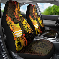 Personalised Kiribati Independence Day Car Seat Cover 46th Anniversary
