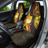 Personalised Kiribati Independence Day Car Seat Cover 46th Anniversary
